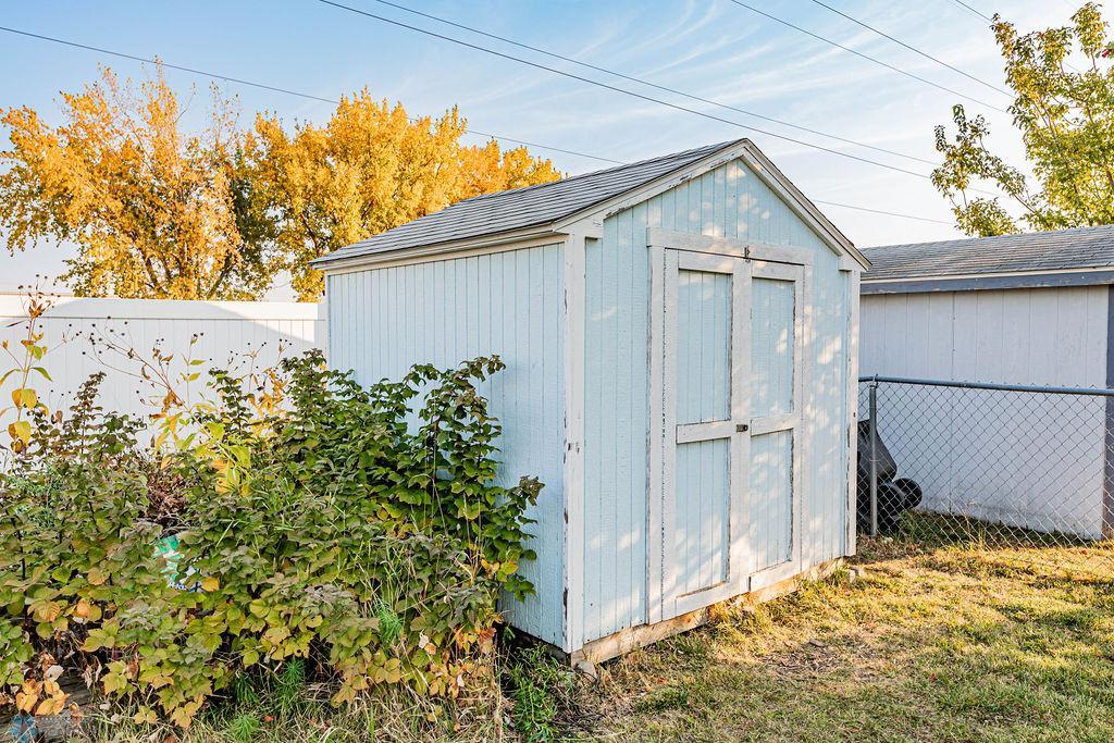 Bonus Shed Storage