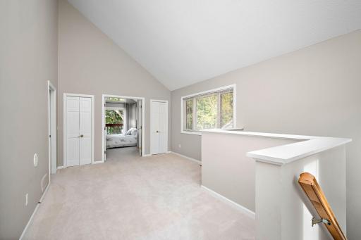 Upper level area when you want to unwind or enjoy a lazy morning