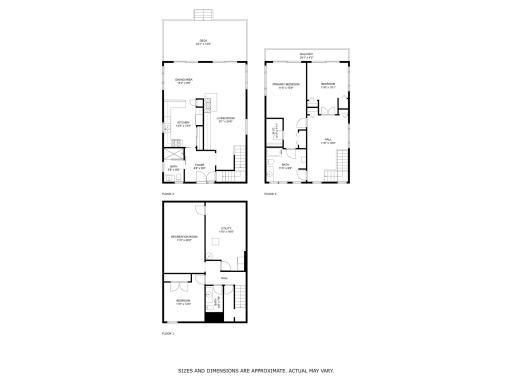 Notice generous spaces to customize the home as you wish!