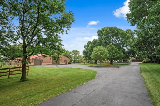 Outside, the property is a true paradise.