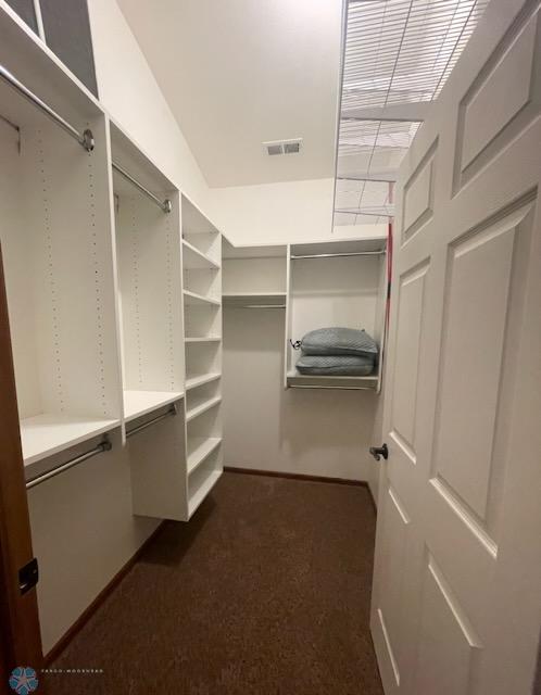 Master walk in closet