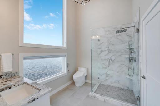 Walk-in Shower, toto toilet and all high end fixtures