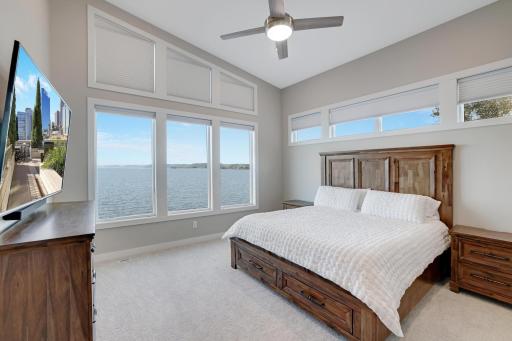 Master Bedroom with lots of natural light and beautiful windows