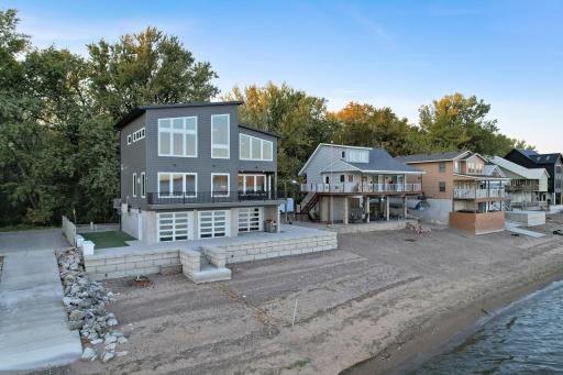 70 ft of sandy beach along the shores of Lake Pepin