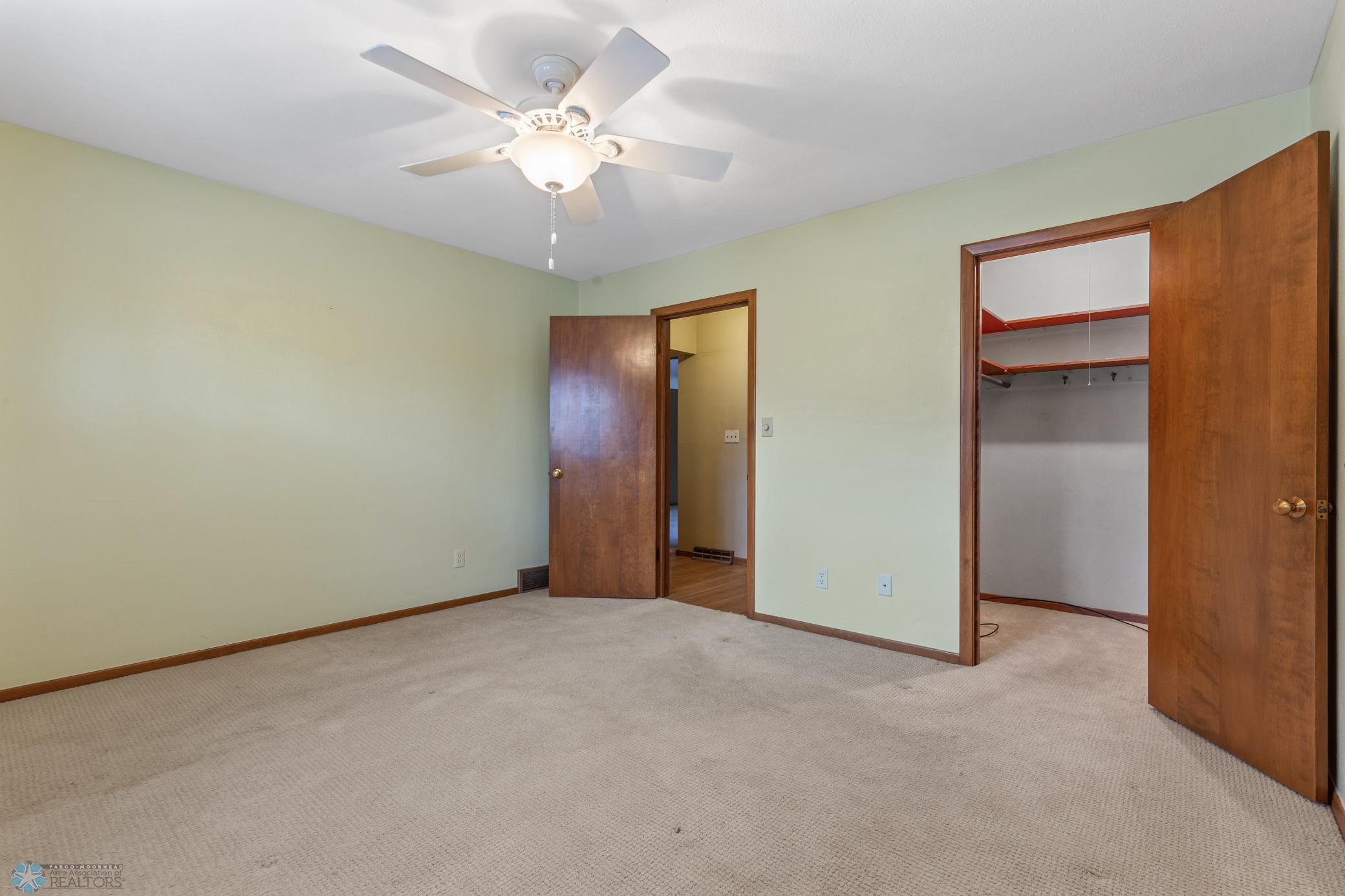 Bedroom 1 with Walk in Closet