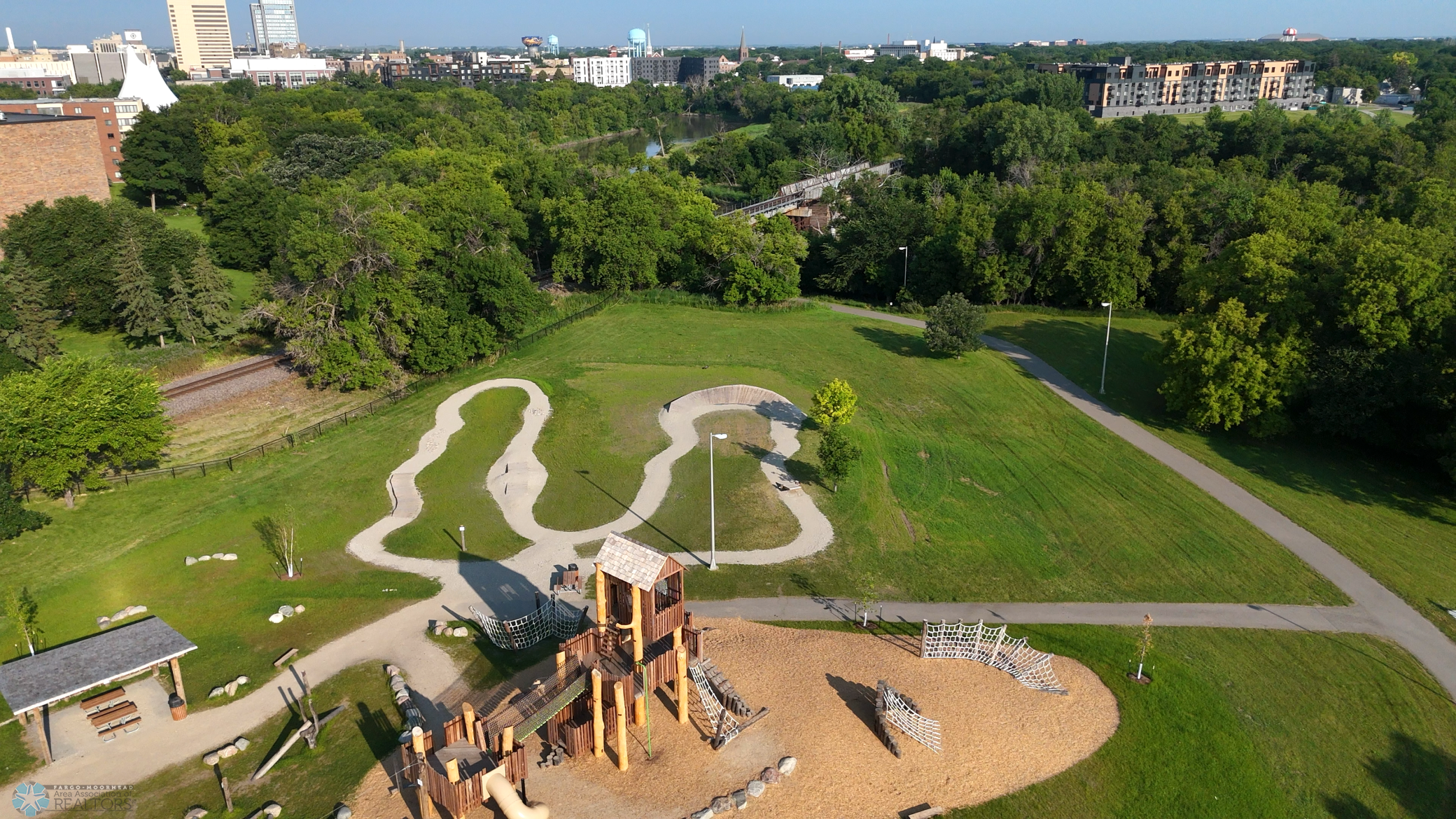 Near the Rotary Natural Play Hill & Bike Park
