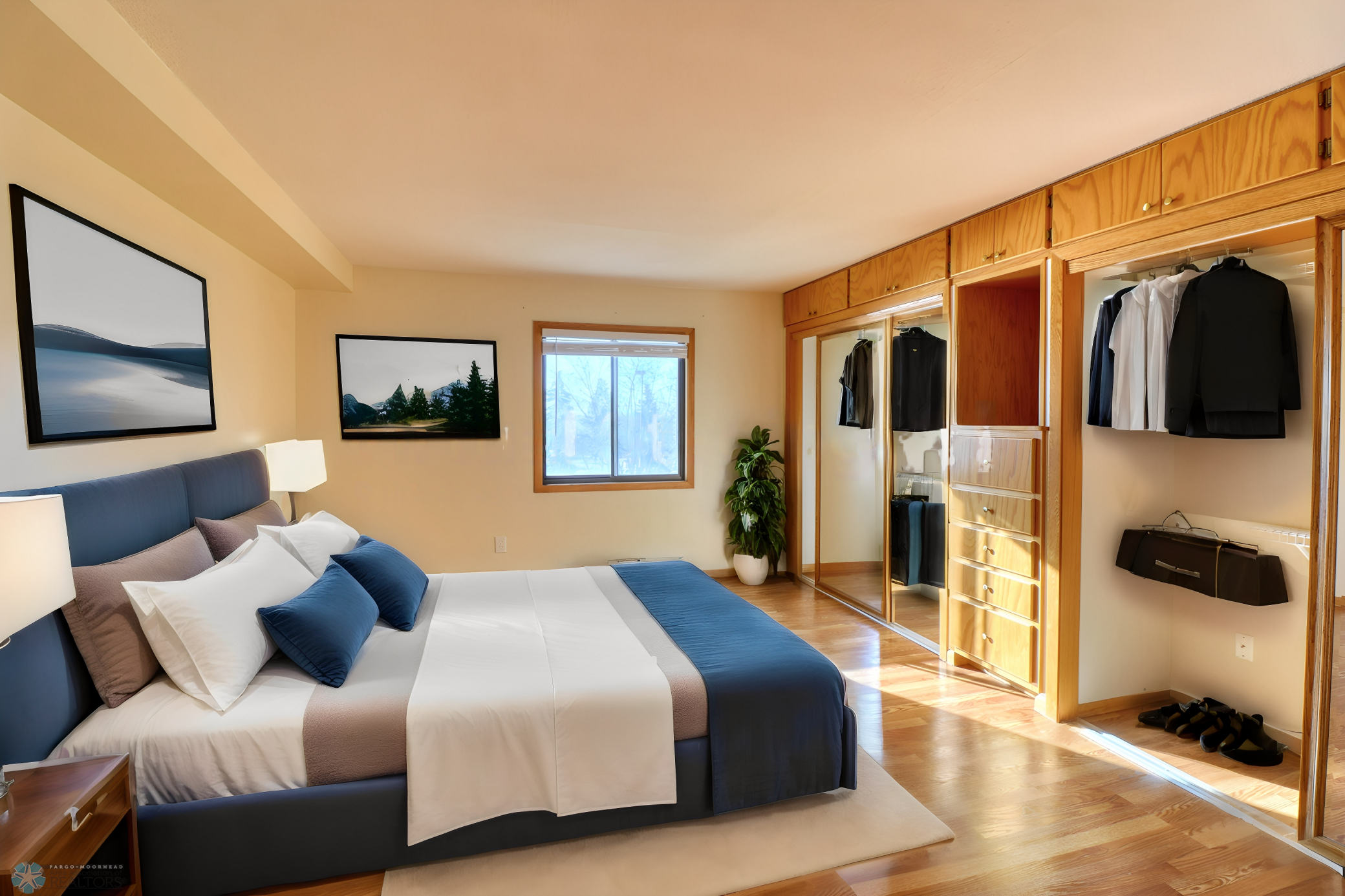 Bedroom - Virtually Staged