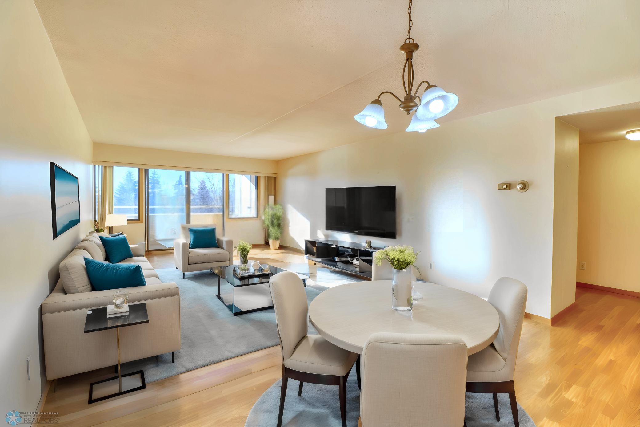 Living Room - Virtually Staged