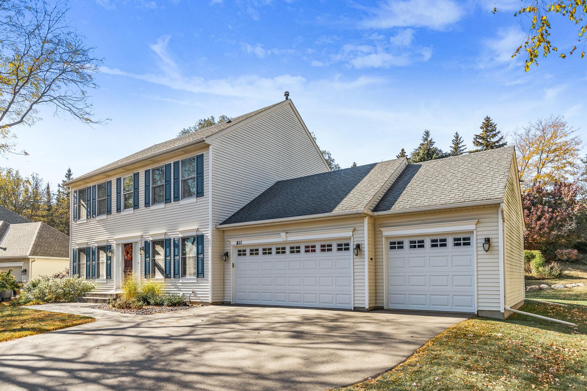 Extra large three car garage