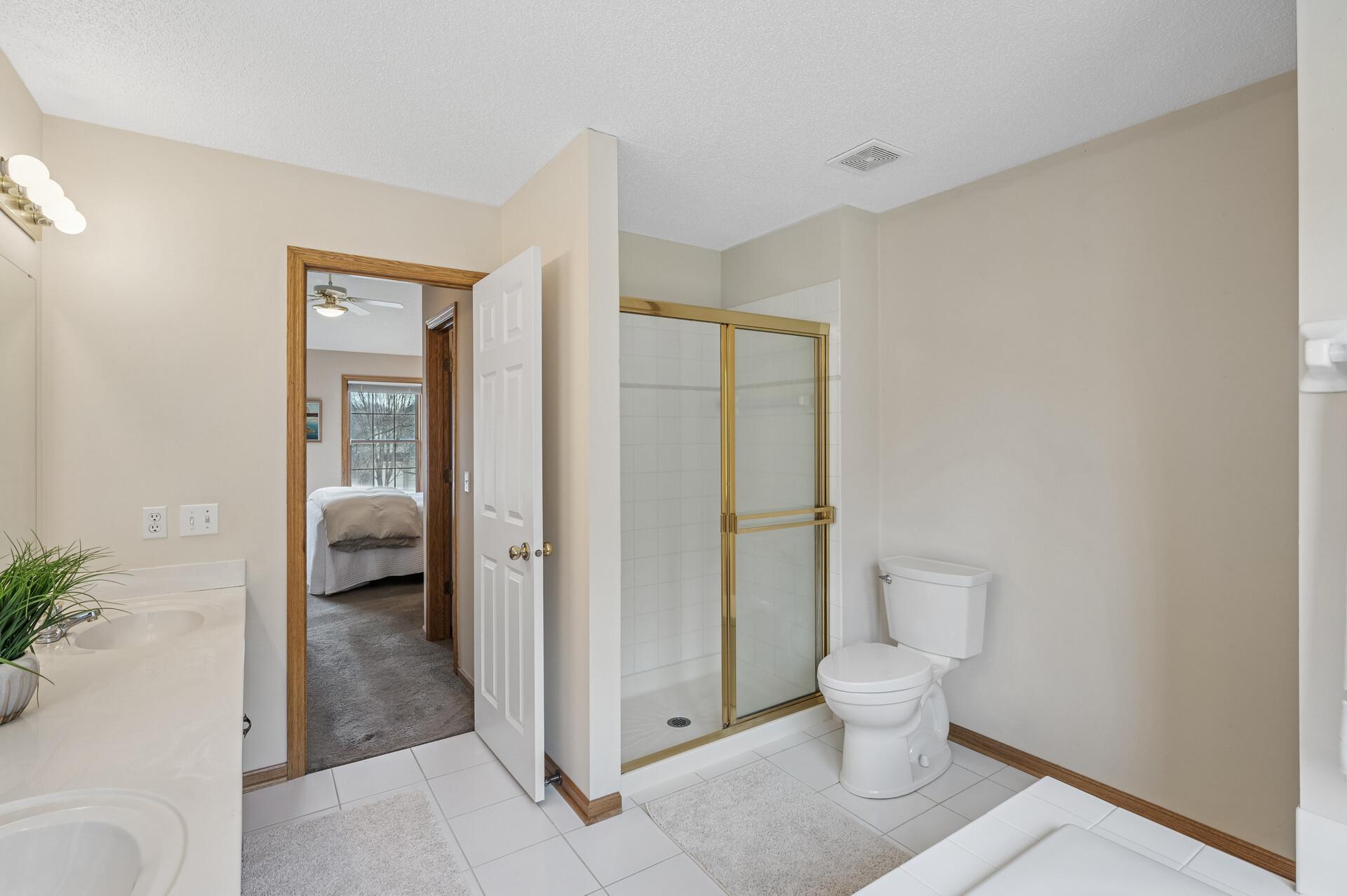 Private, primary ensuite