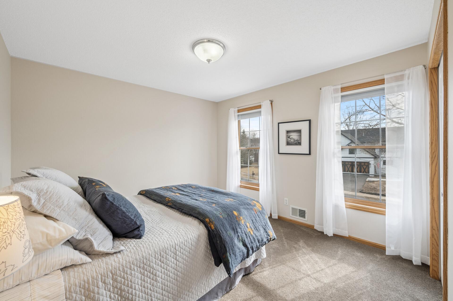 All of the bedrooms are good size and light filled