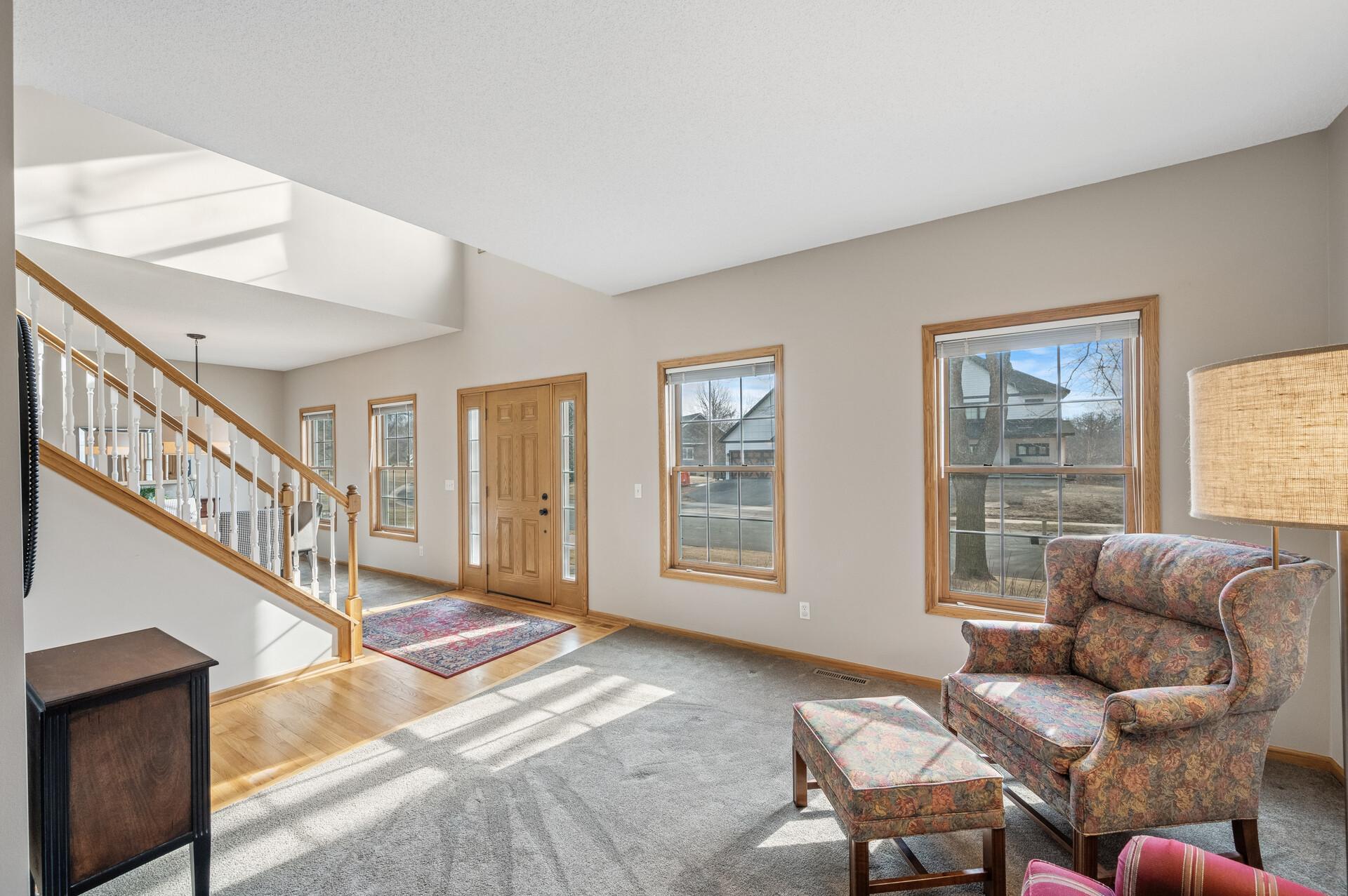 Light filled and south facing-newer windows throughout
