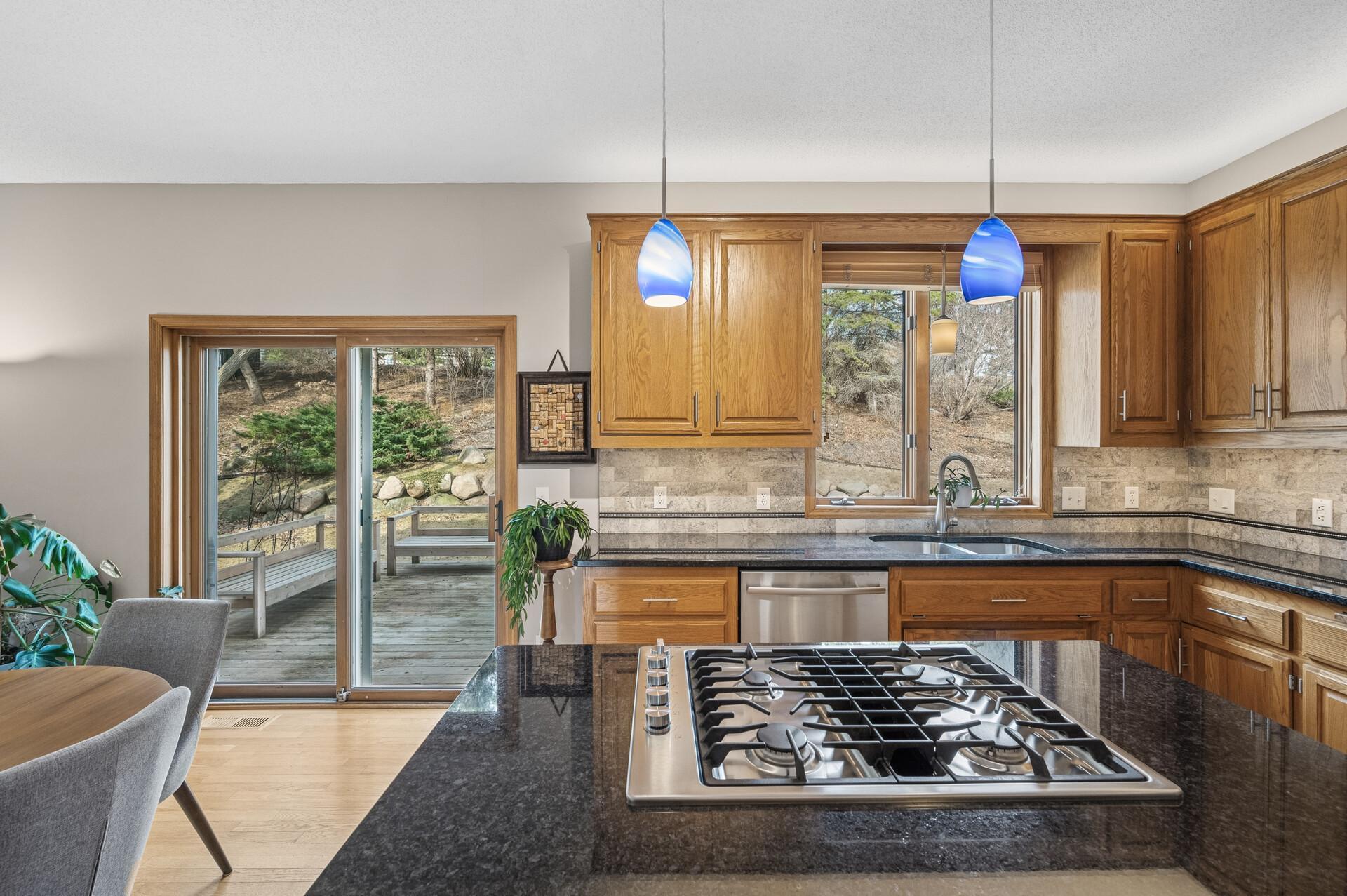 Yep, walk right out to your backyard-perfect for those outdoor barbecues