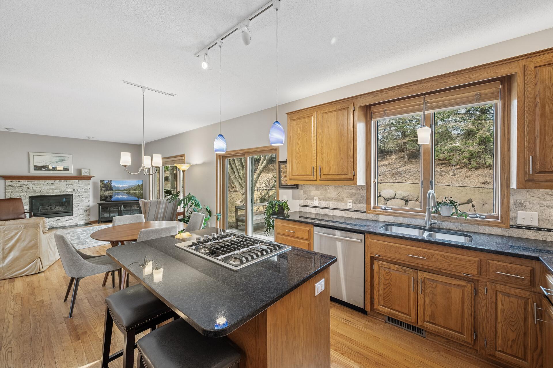 Overlook your private backyard