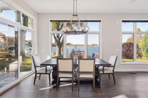 Dining space with more windows!