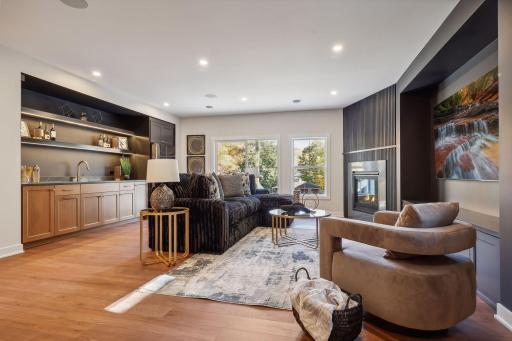 Experience the bright and airy lower level, beaming with natural light for a welcoming ambiance.