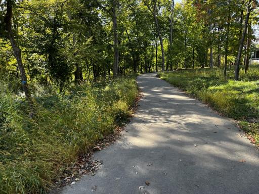 Enjoy walking down to Lake Lucy from the Nokomis