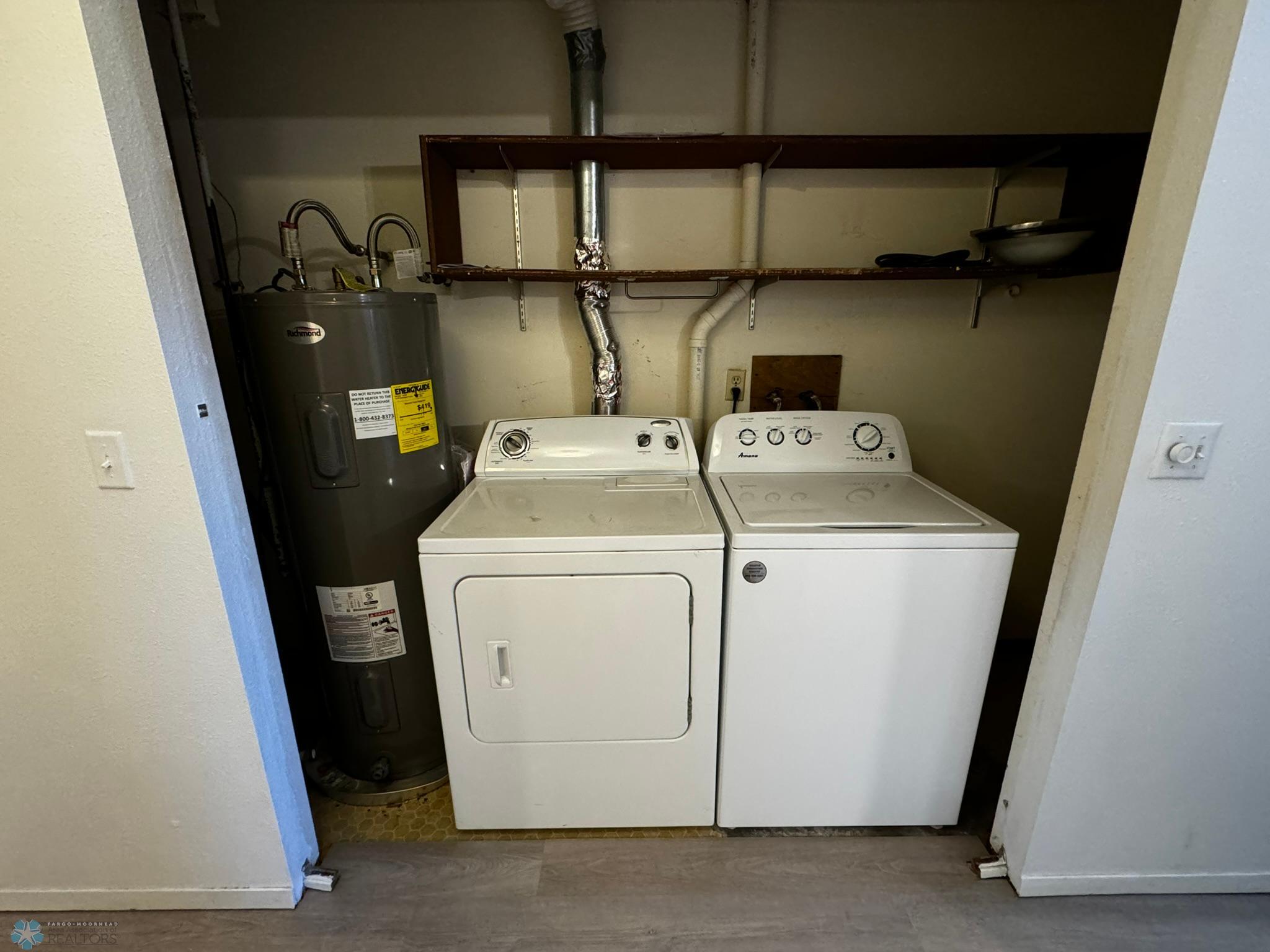 Laundry and New Water Heater