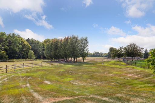 8 acres of the property are classified as pasture. Lake Rebecca Park Reserve, with miles of horse trails, is just .5 miles away. This pasture is not on this property.
