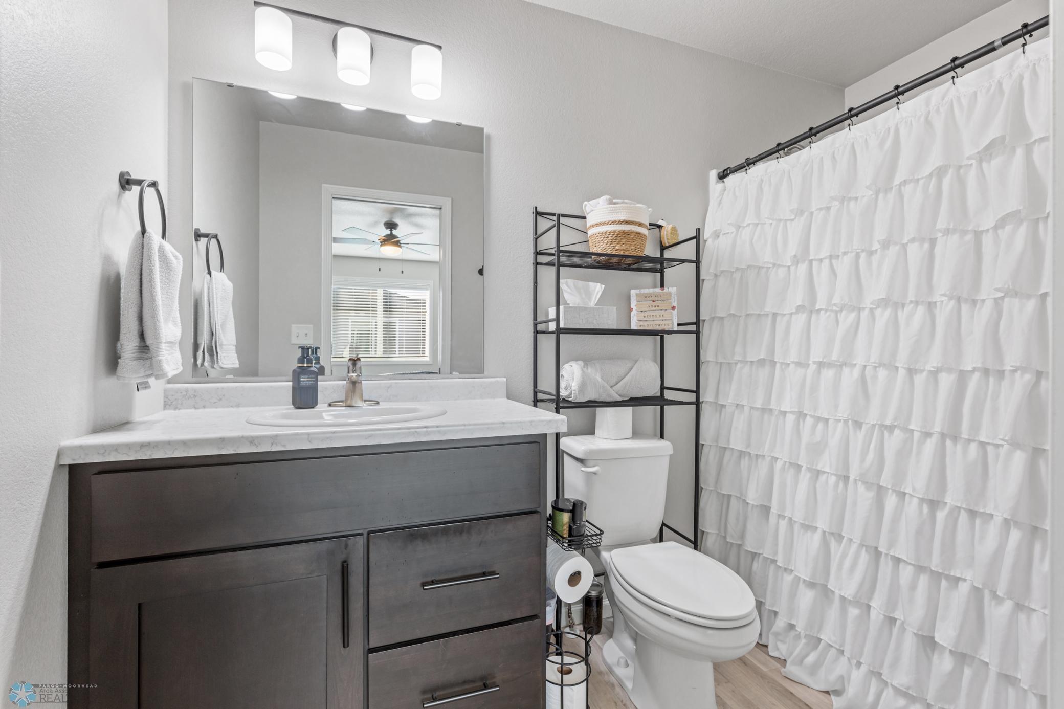 private primary 3/4 bath