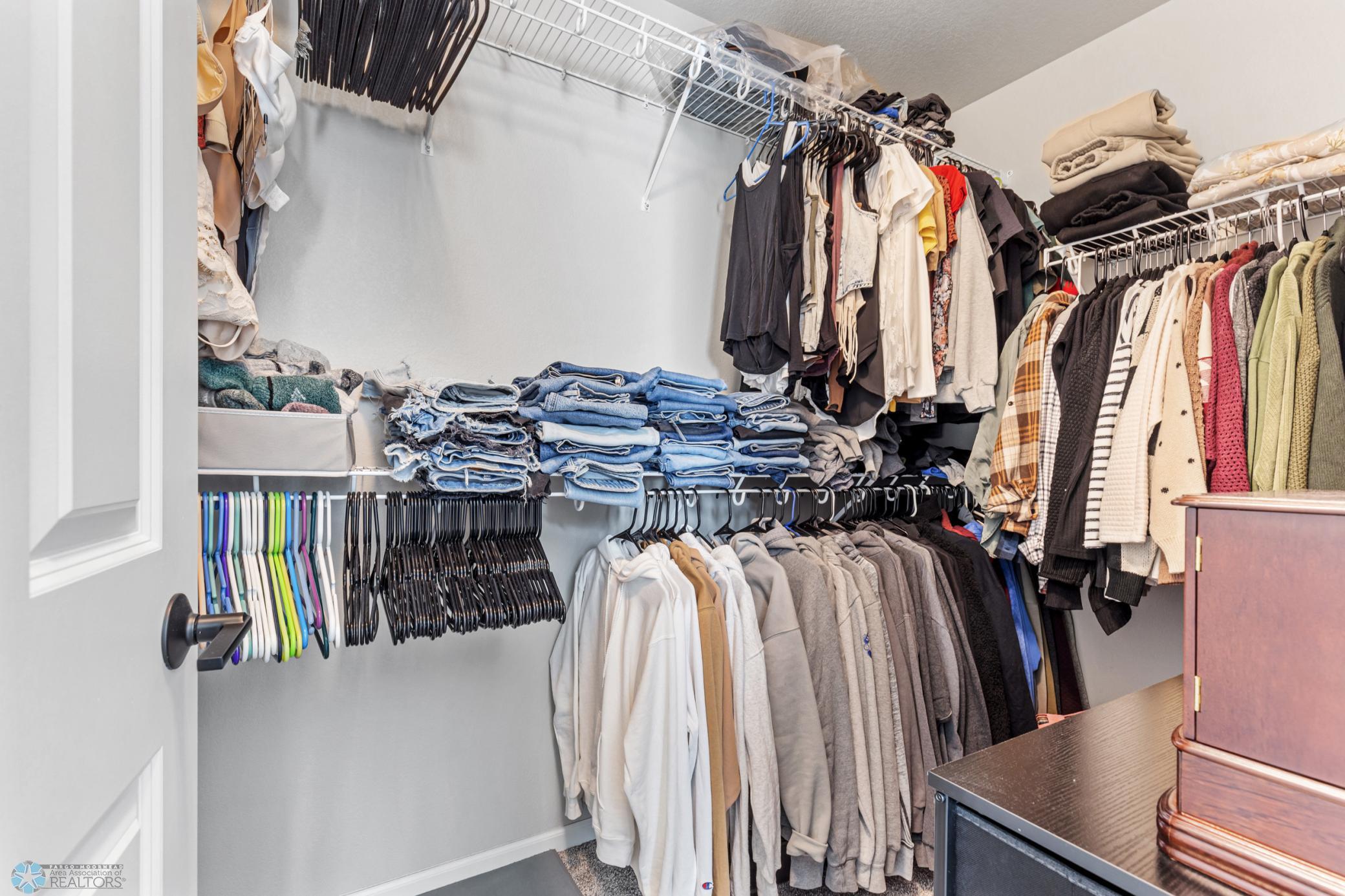 large walk in closet