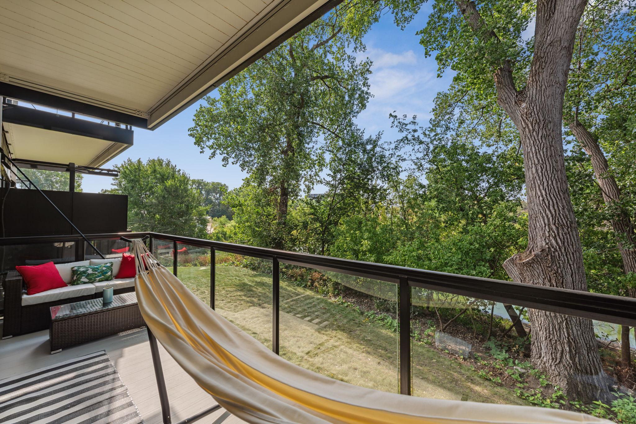 Watch wildlife from your deck.