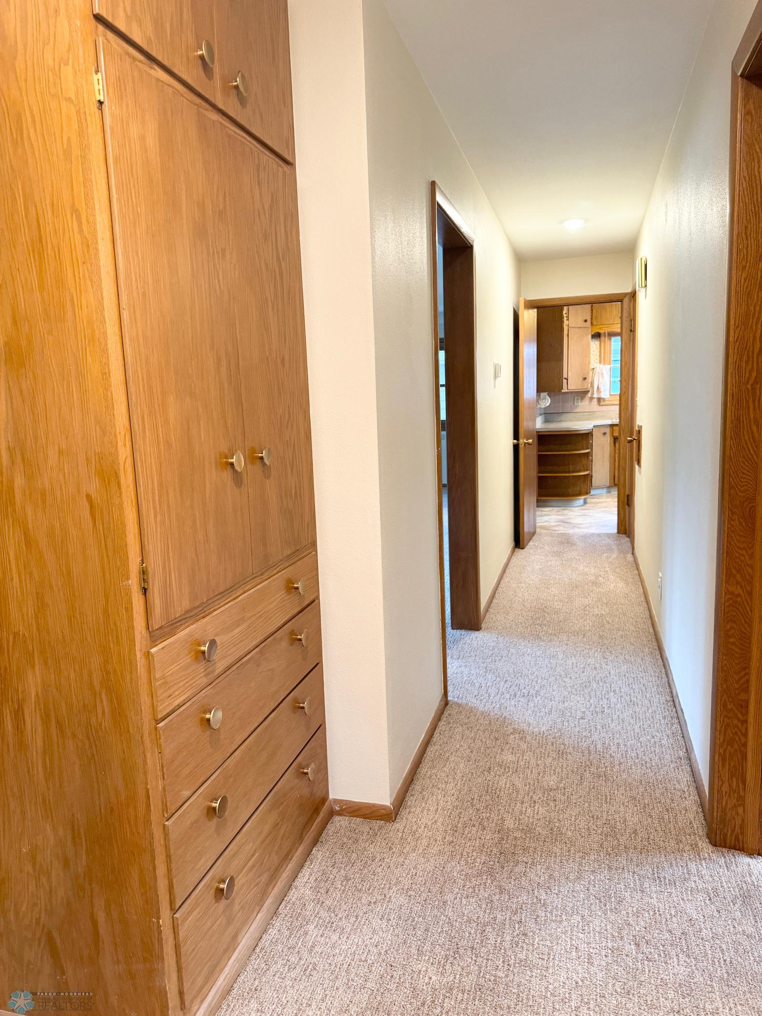 Hall with Pocket Door