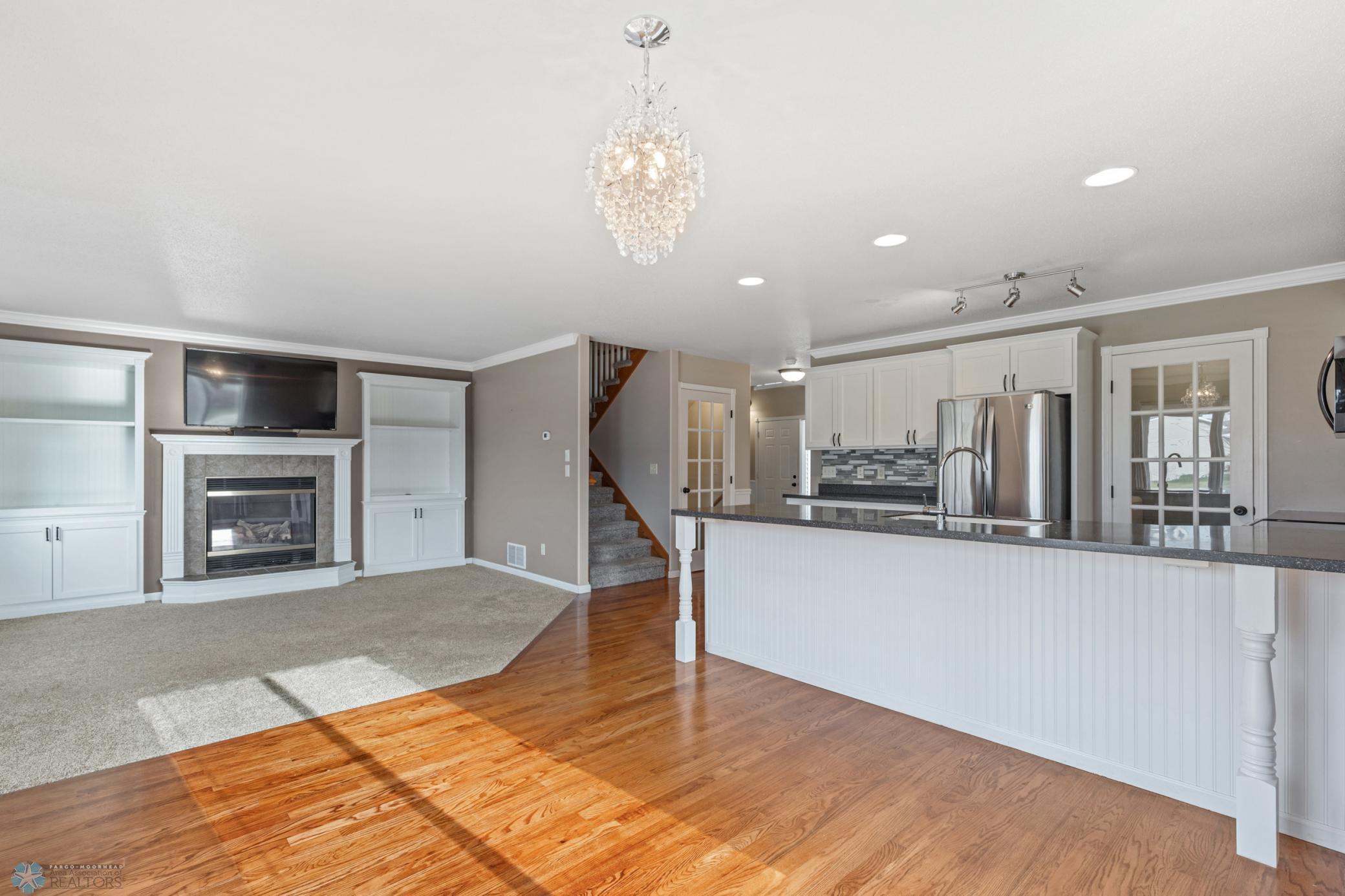 Kitchen + Living Room