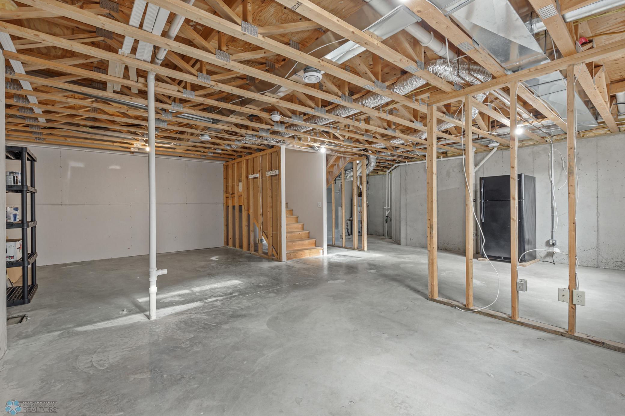 Unfinished Lower Level