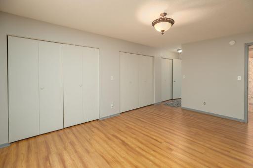 Full Wall of Closets in the Owner's Suite