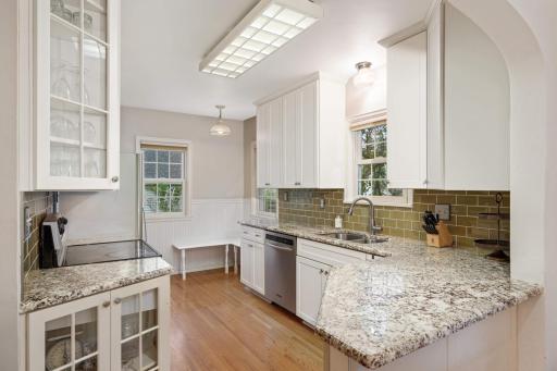 Wonderful lighting and stainless appliances including a newer dishwasher.