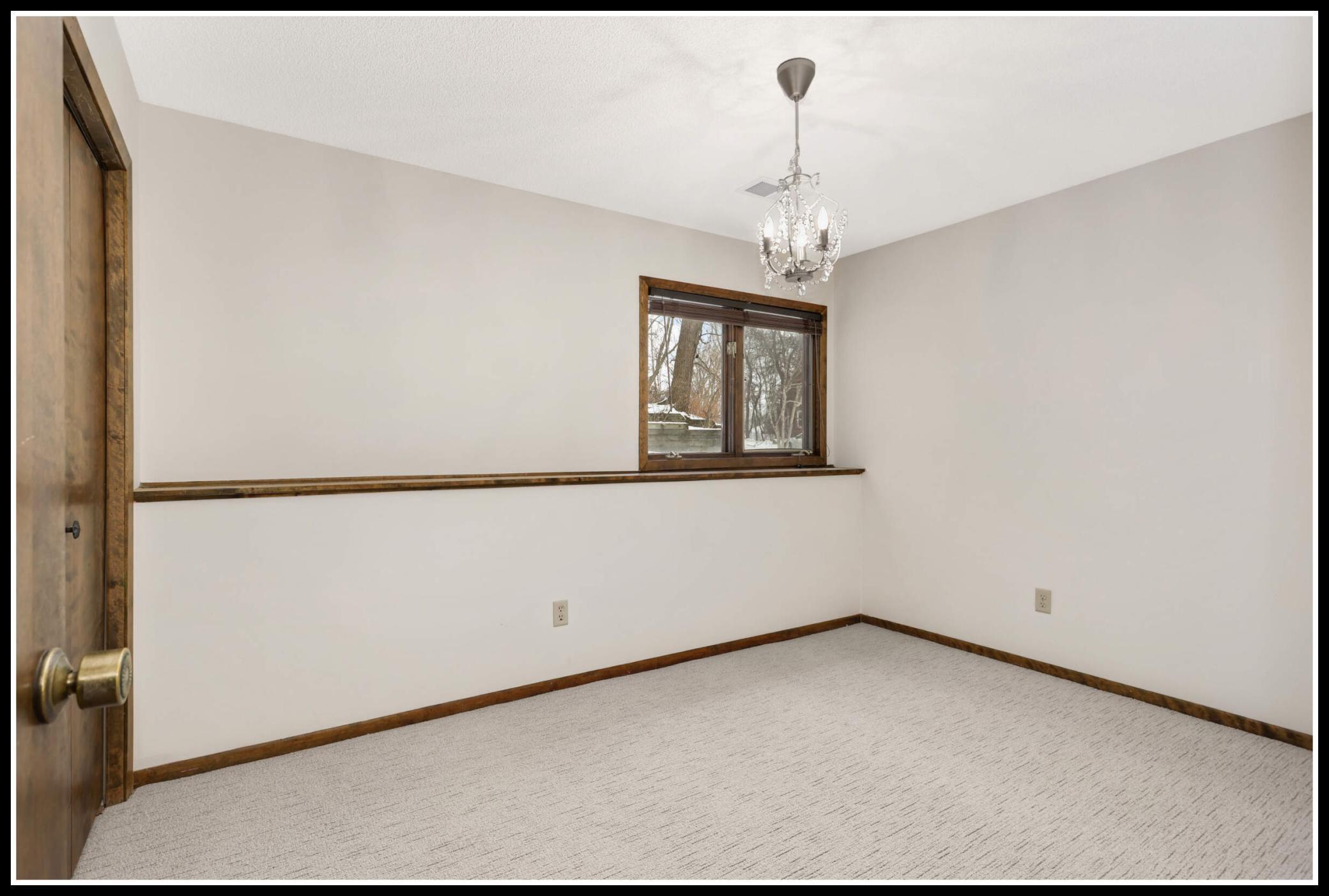 First bedroom on the lower level