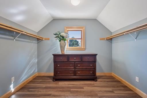 Enormous walk in closet in primary suite
