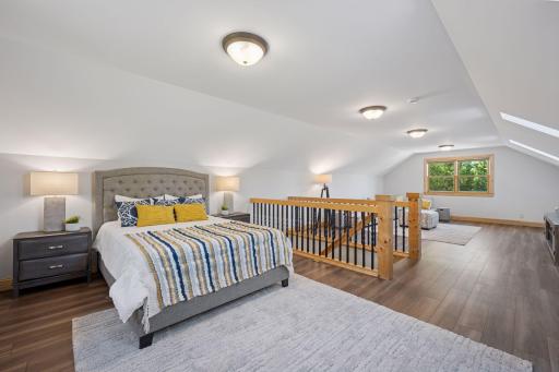 Room to make it your own office or lounge or kid cave deluxe.