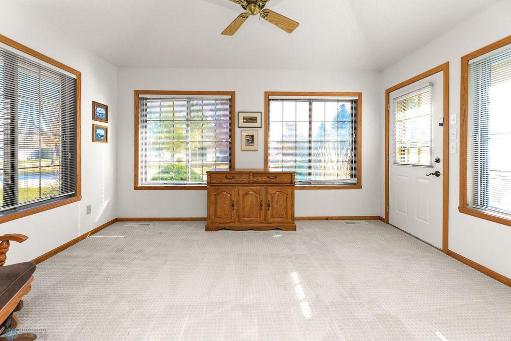 Sunroom & Back door to Patio