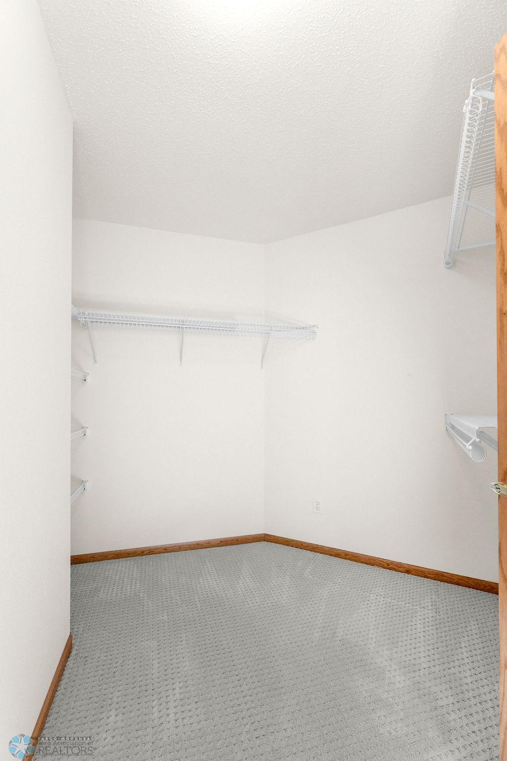 Master walk-in closet