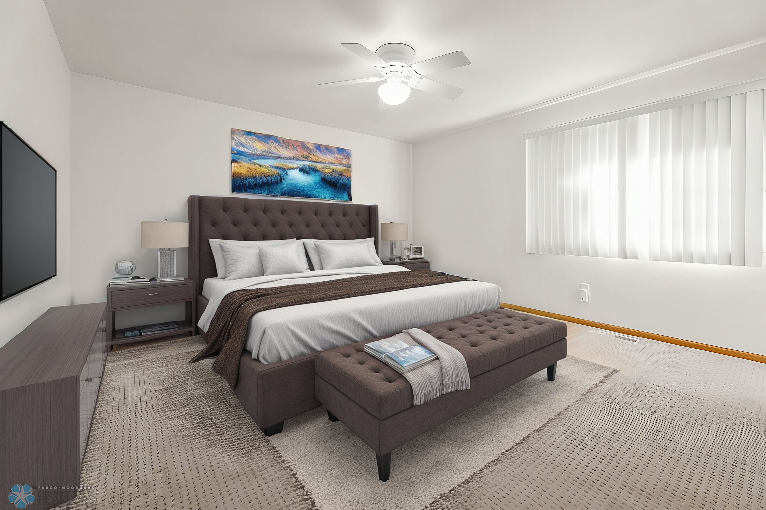 Master Bedroom Virtually Staged