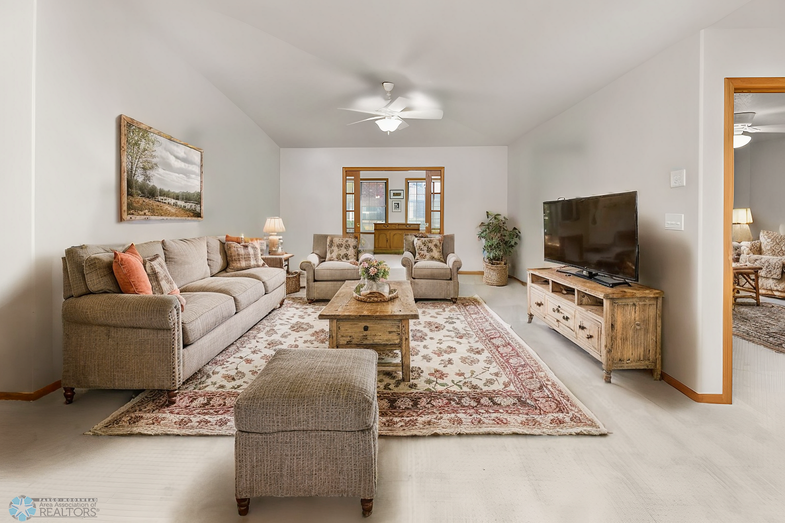 Living Room Virtually Staged