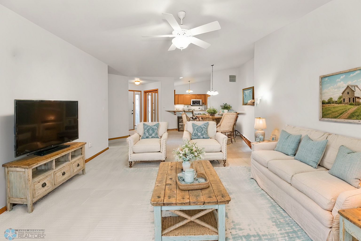 Living Room Virtually Staged