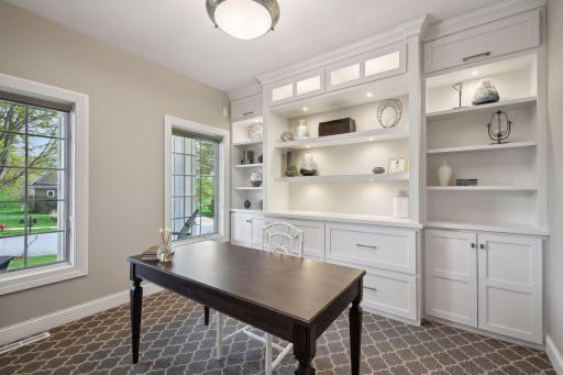 Oversized drawers and cabinetry allow for plenty of storage space.