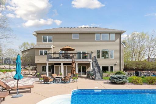 Two firepit areas make entertaining a breeze with large groups of people.