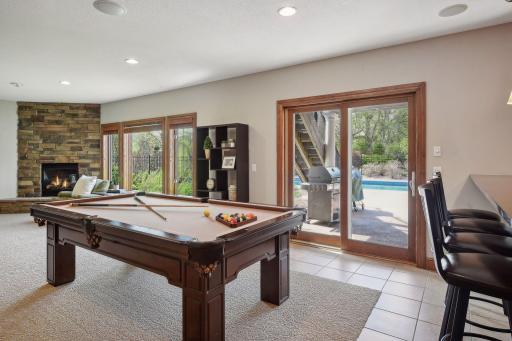 Easily move from inside to out for some summer fun.