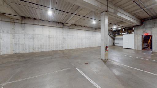 Underground parking ramp