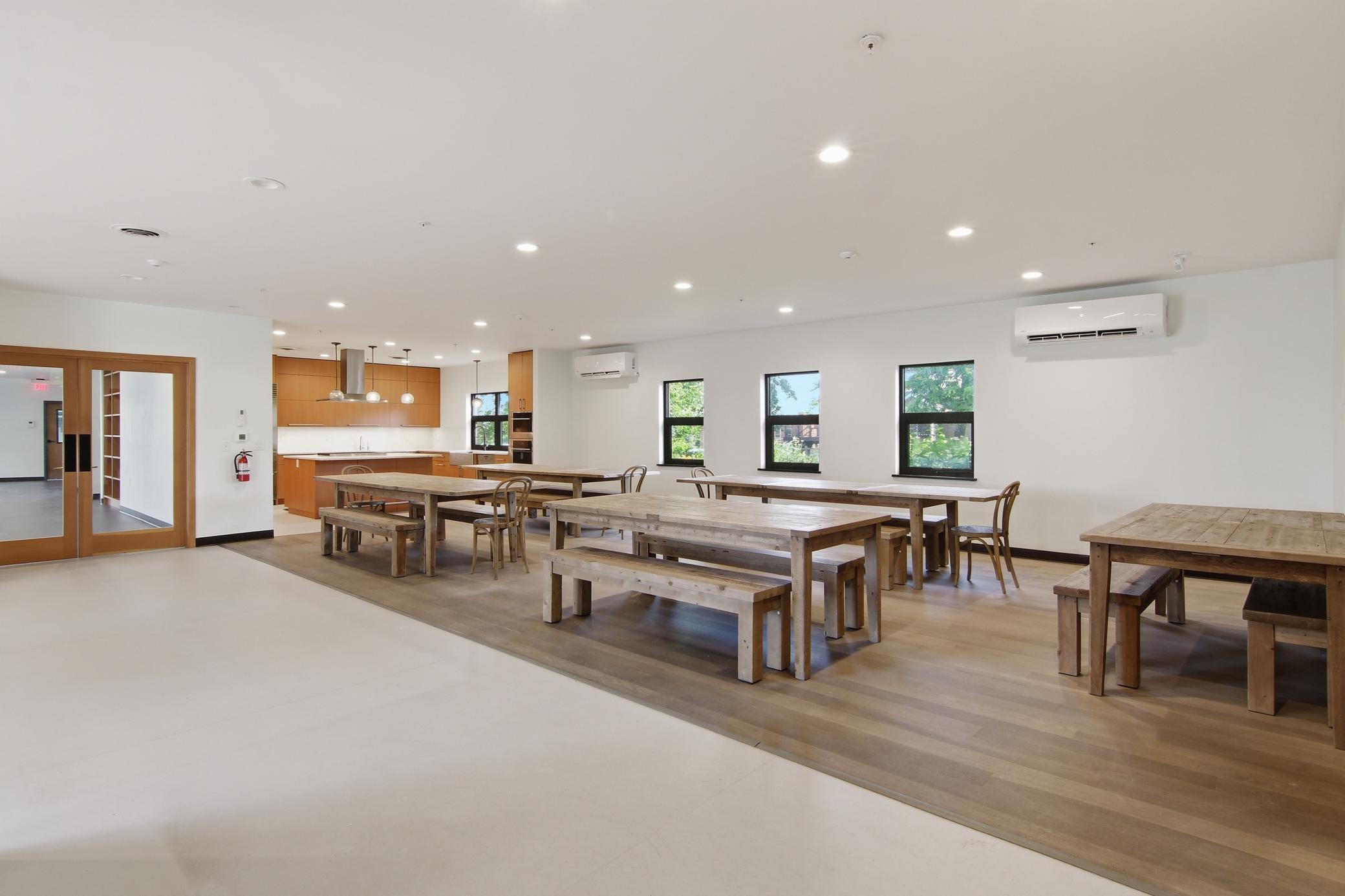 First floor lunch area