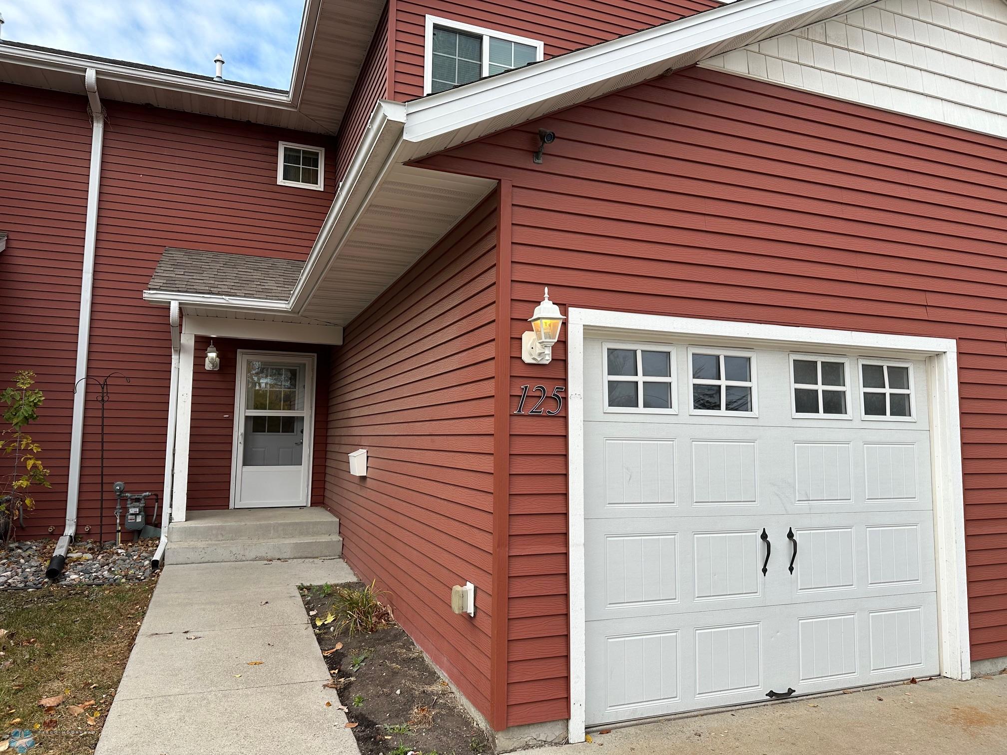 Entrance to townhome