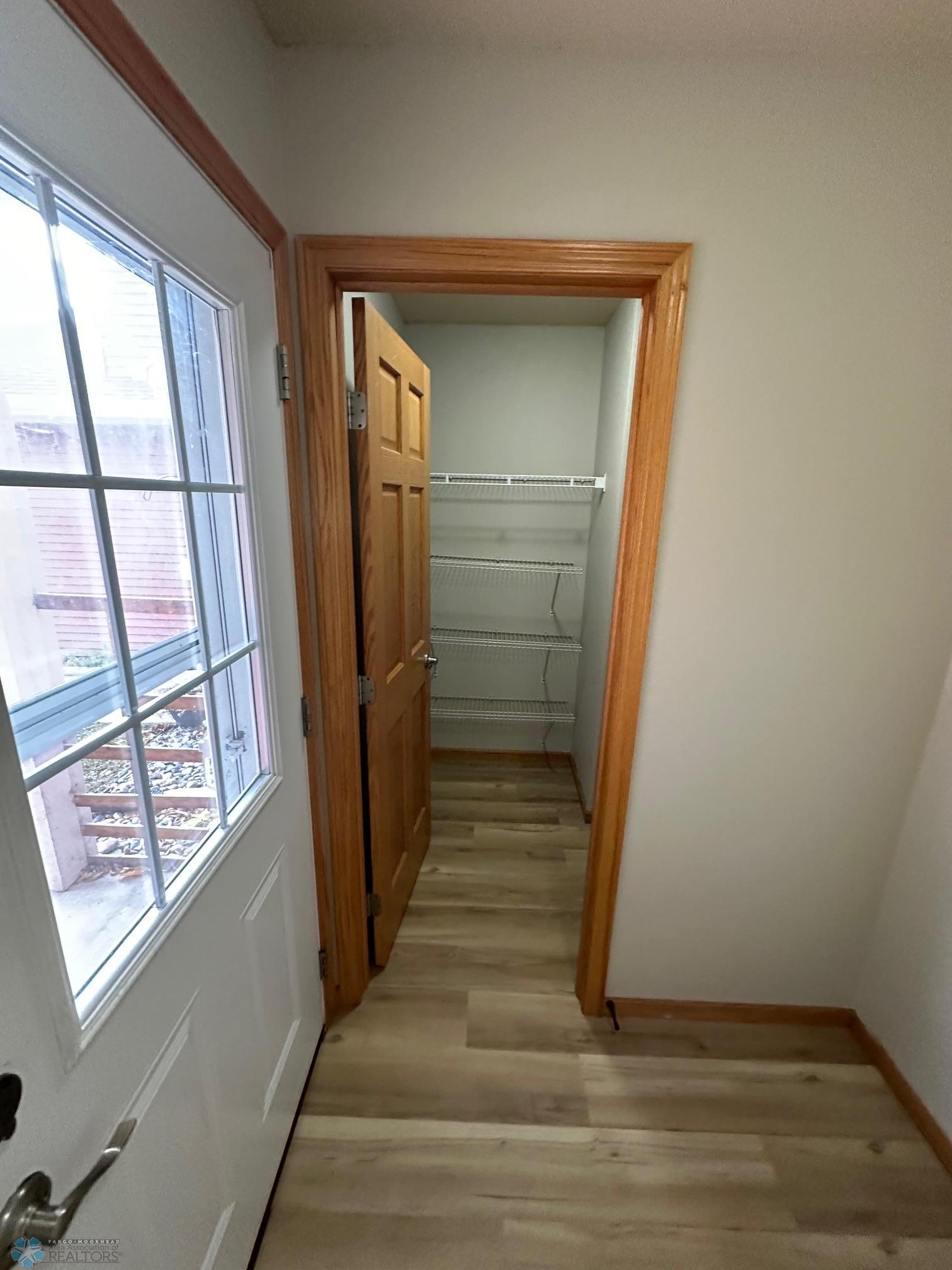 Entry and walk-in closet