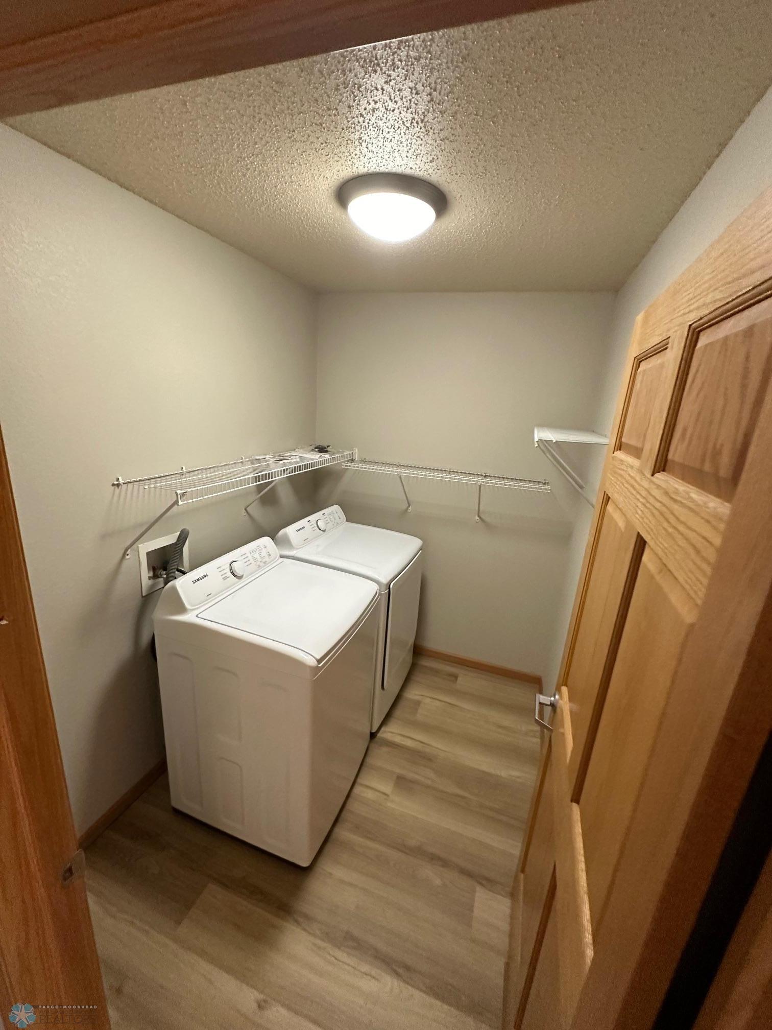 Upstairs laundry room