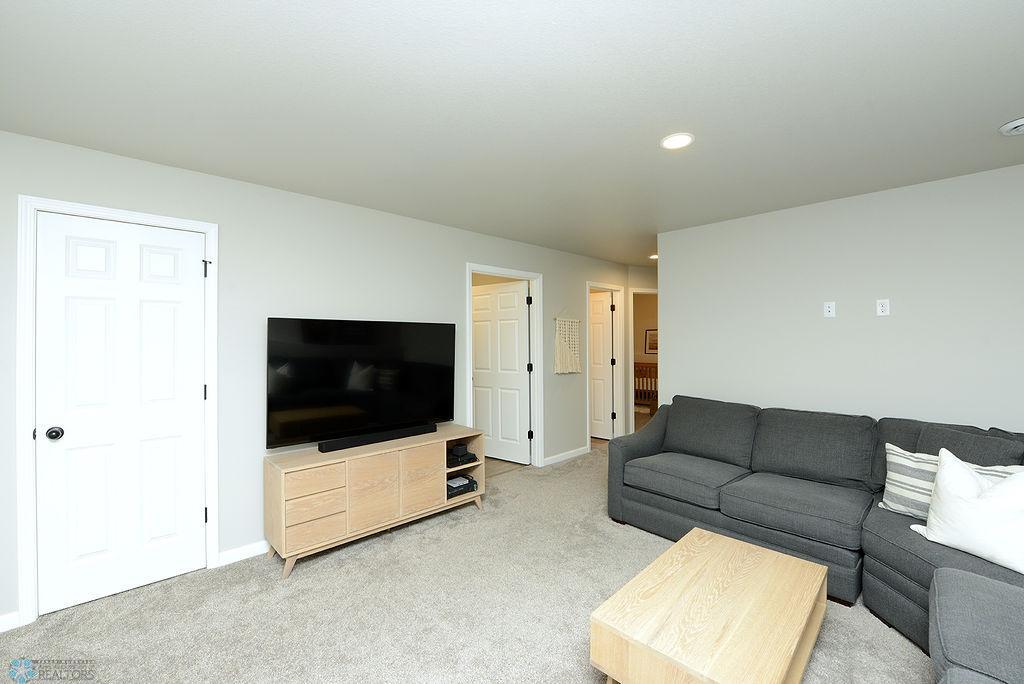 Family room to laundry and bedrooms