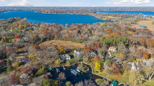 The best of both worlds - a quiet cove, a year-long dock and access to all that Lake Minnetonka has to offer