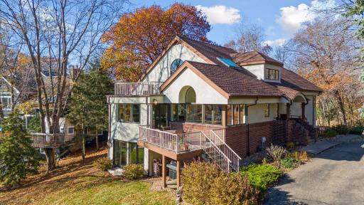 Unique and beautiful architectural details accent the home